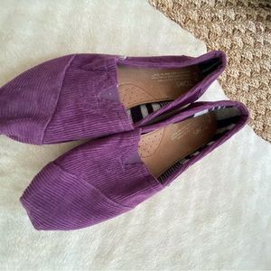 Purple Toms ShoesSize 9
